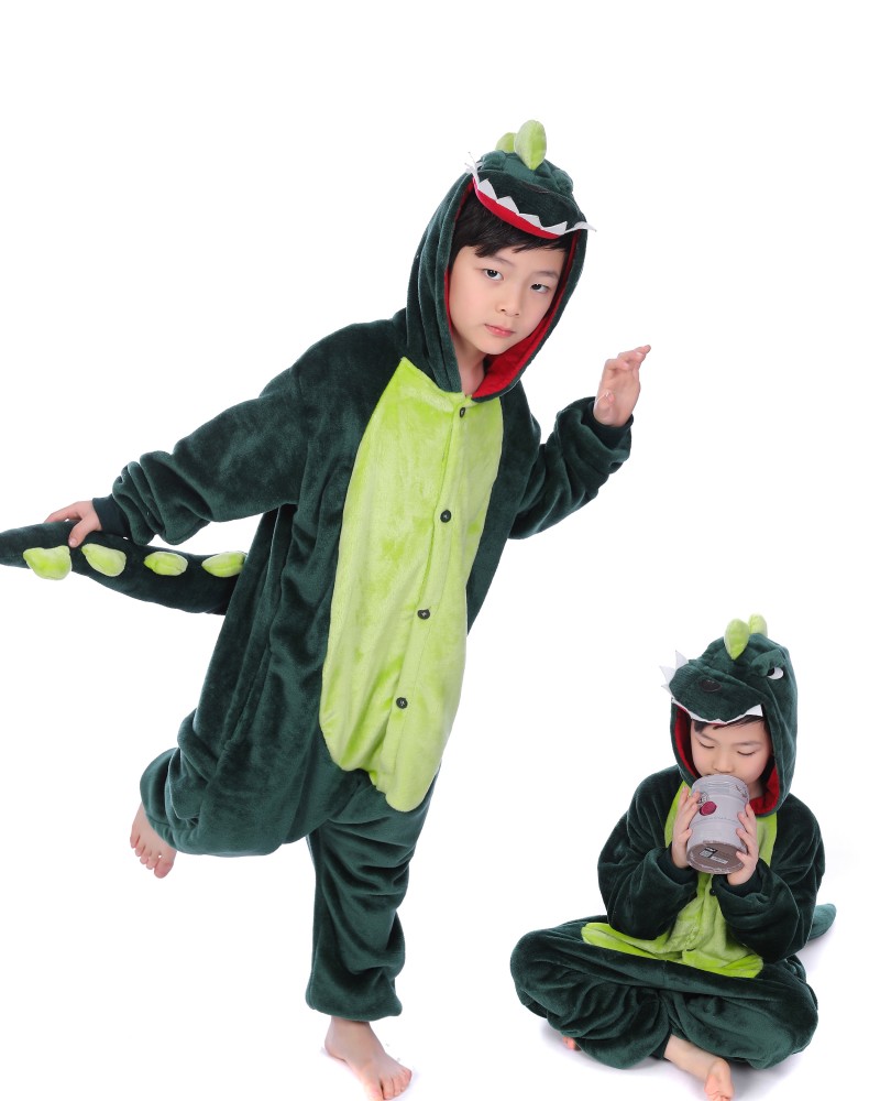 Combinaison Pyjama Dinosaure Vert Bébé, Animaux