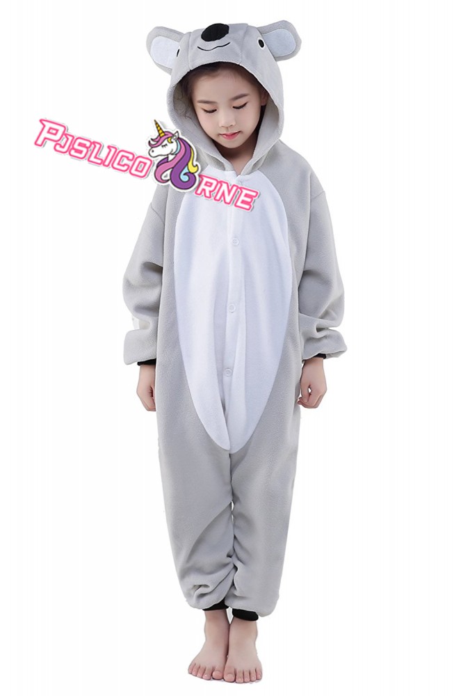 Combinaison Pyjama Koala Animaux Enfants Polaire - Kigurumi Pyjamas  Combinaison